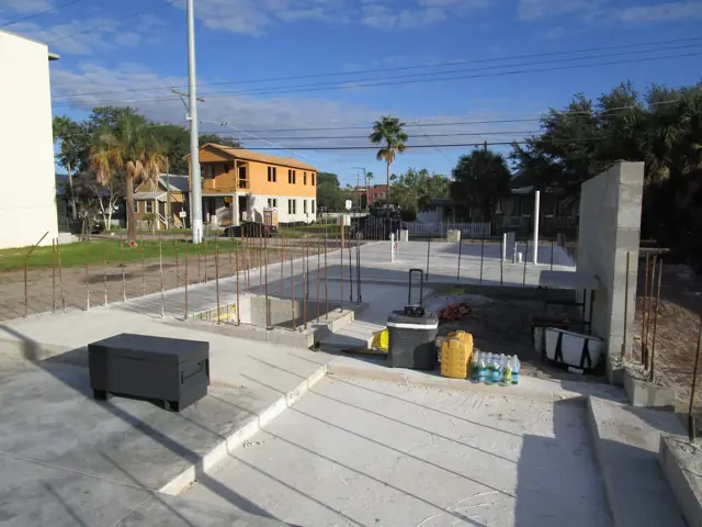 Construction progress at 5th Avenue — Tampa, FL