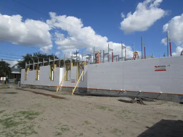 Construction progress at 5th Avenue — Tampa, FL