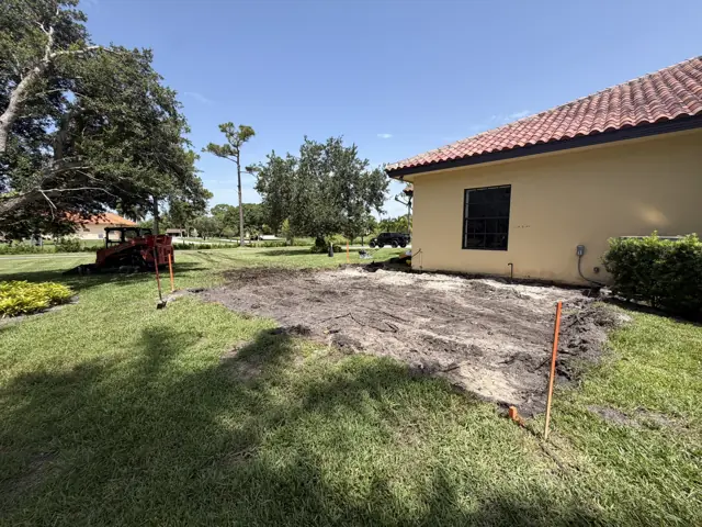 Addition site before construction — Palm Beach Gardens, FL