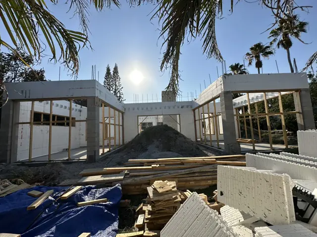 Construction progress at Gulf Boulevard — Belleair Beach, FL