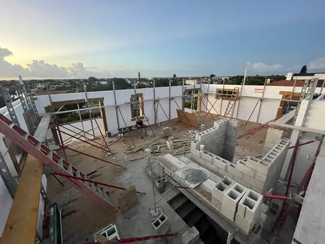 Construction progress at Gulf Boulevard — Belleair Beach, FL