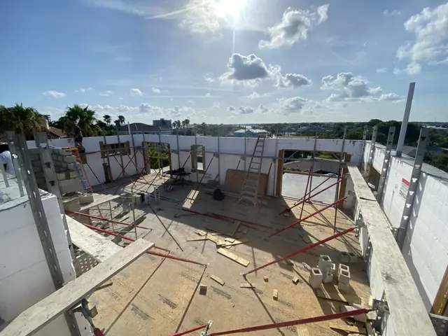 Construction progress at Gulf Boulevard — Belleair Beach, FL