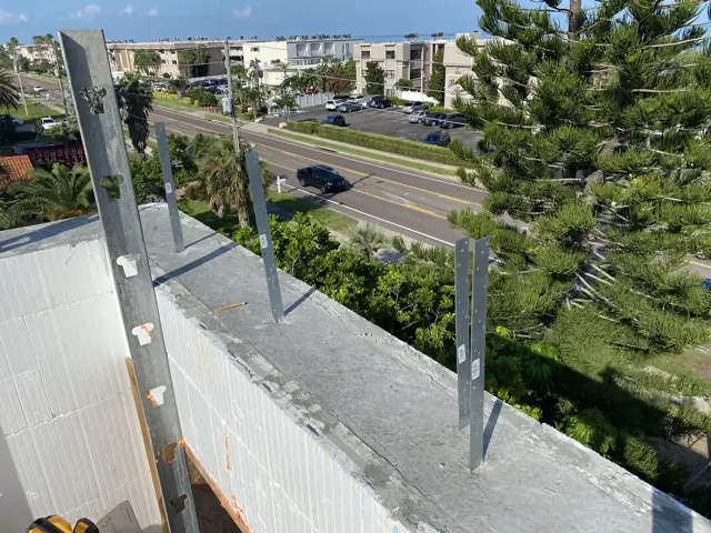 Construction progress at Gulf Boulevard — Belleair Beach, FL