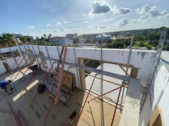Construction progress at Gulf Boulevard — Belleair Beach, FL