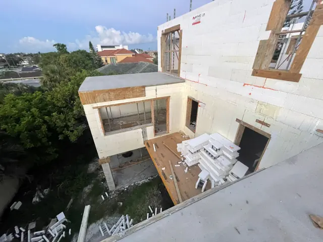 Construction progress at Gulf Boulevard — Belleair Beach, FL