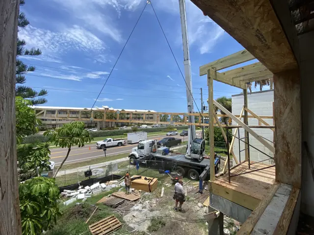 Construction progress at Gulf Boulevard — Belleair Beach, FL