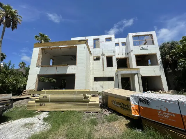 Construction progress at Gulf Boulevard — Belleair Beach, FL