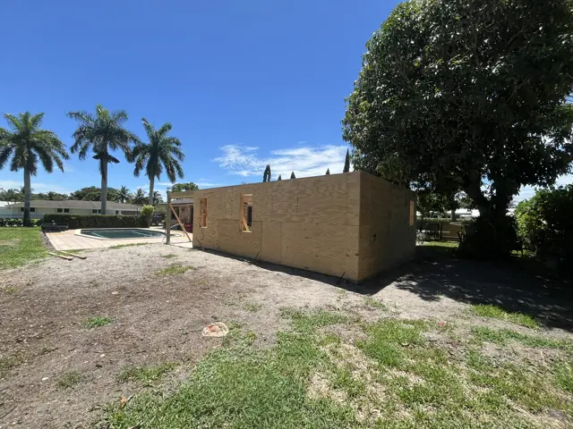 Framed addition walls — Boynton Beach, FL