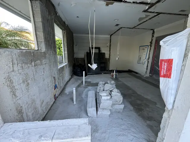 Block work in progress — Boca Raton, FL