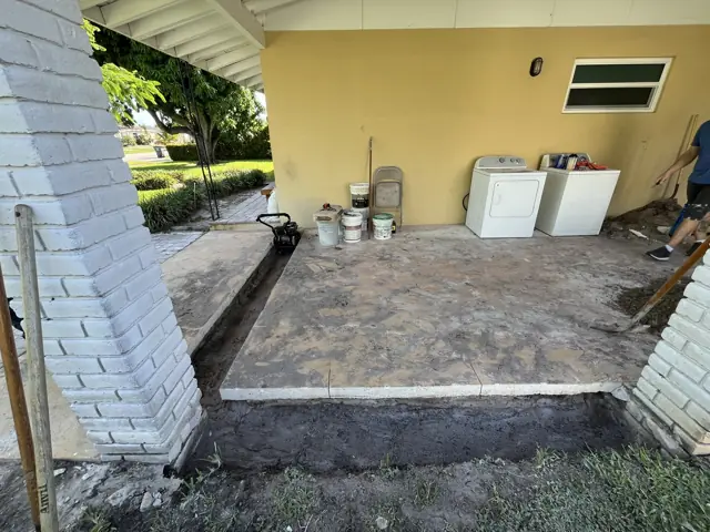 Construction progress at W Ilex Drive — Palm Beach County, FL