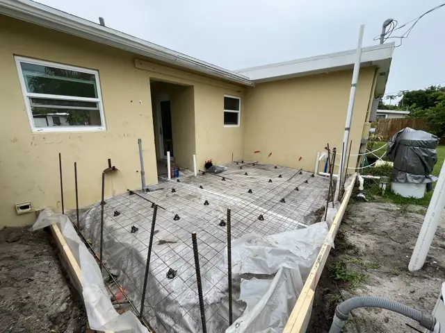 Construction progress at W Ilex Drive — Palm Beach County, FL