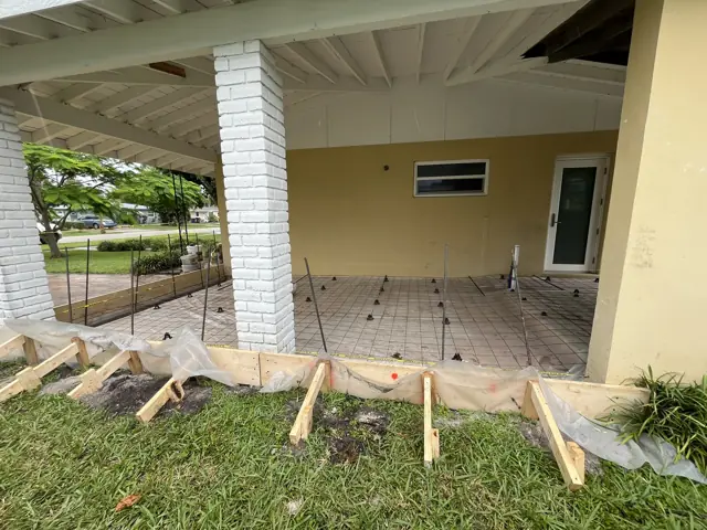 Construction progress at W Ilex Drive — Palm Beach County, FL
