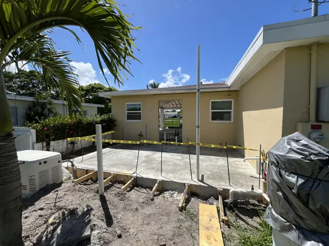Construction progress at W Ilex Drive — Palm Beach County, FL